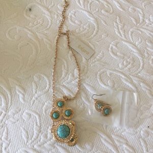 Jade Necklace and earring NWT